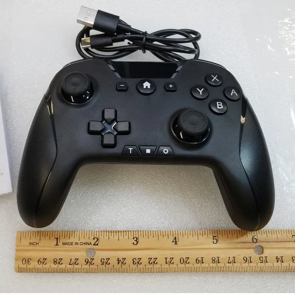 Fonlam Switch Compatible Wireless Controller Gamepad HD-6500. Black